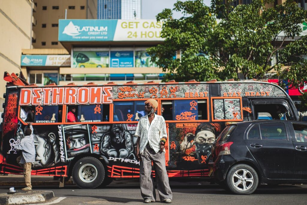 Photo by nashon otieno: https://www.pexels.com/photo/vibrant-nairobi-matatu-street-art-scene-36243880/